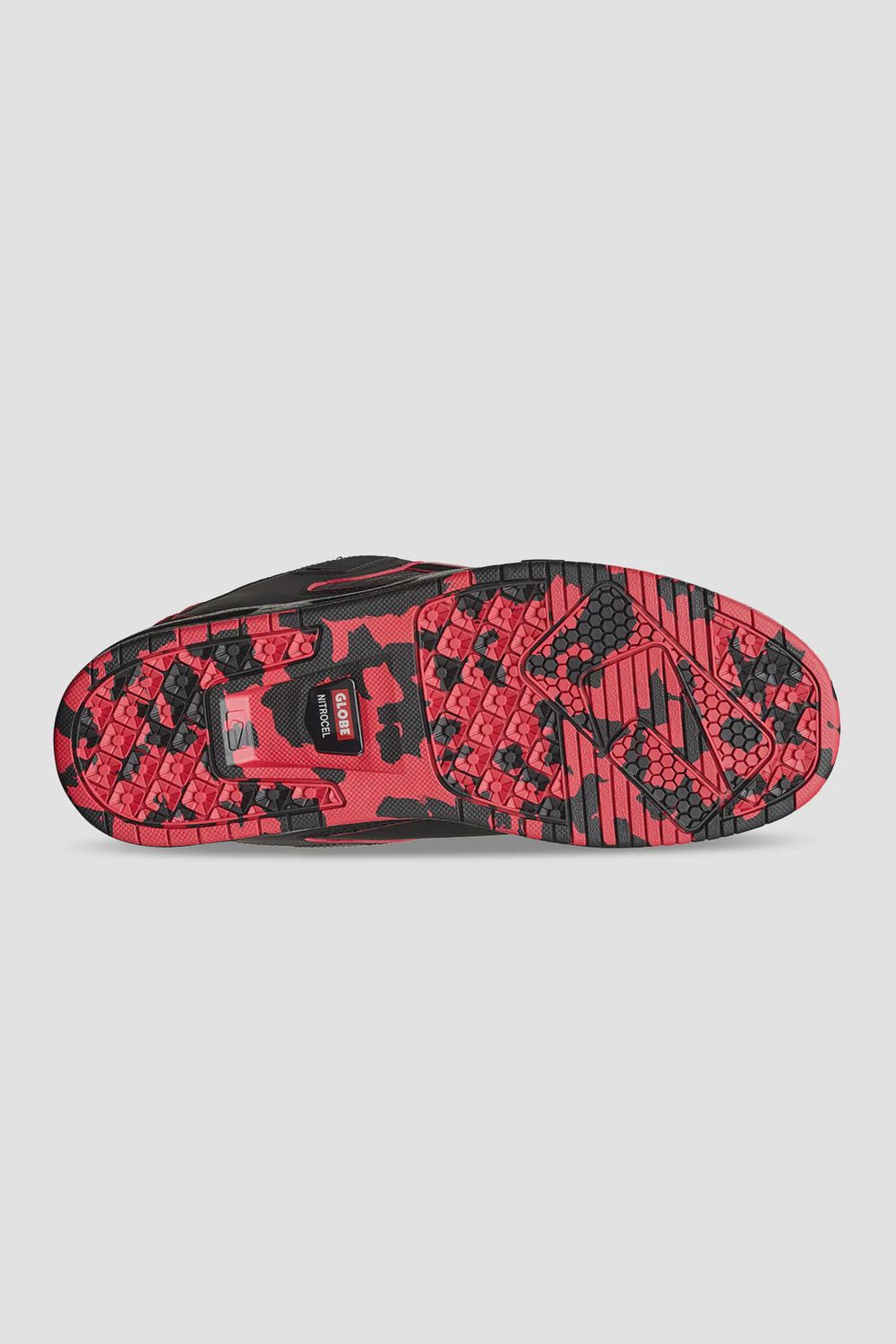 GLOBE MENS SABRE SHOE - BLACK/RED/MOSAIC