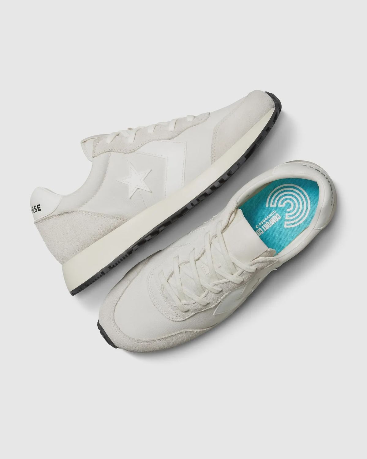 CONVERSE UNISEX OMEGA TRAINER LOW - EGRET/VINTAGE WHITE/BLACK