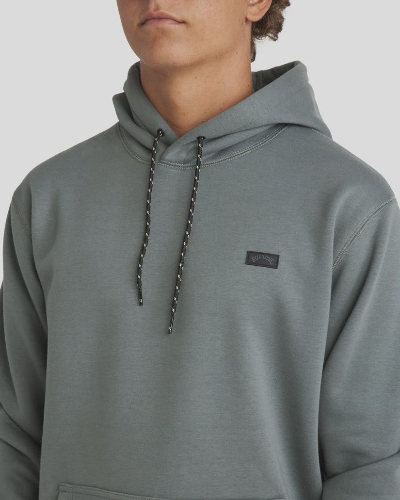 BILLABONG MENS SHORELINE PULLOVER HOOD - DARK SLATE