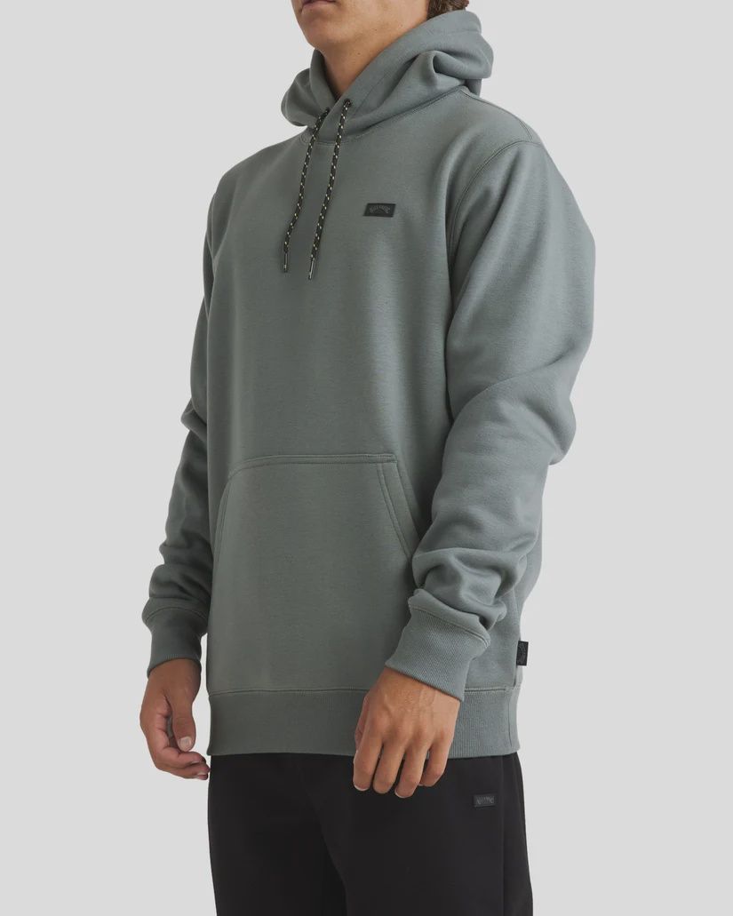 BILLABONG MENS SHORELINE PULLOVER HOOD - DARK SLATE