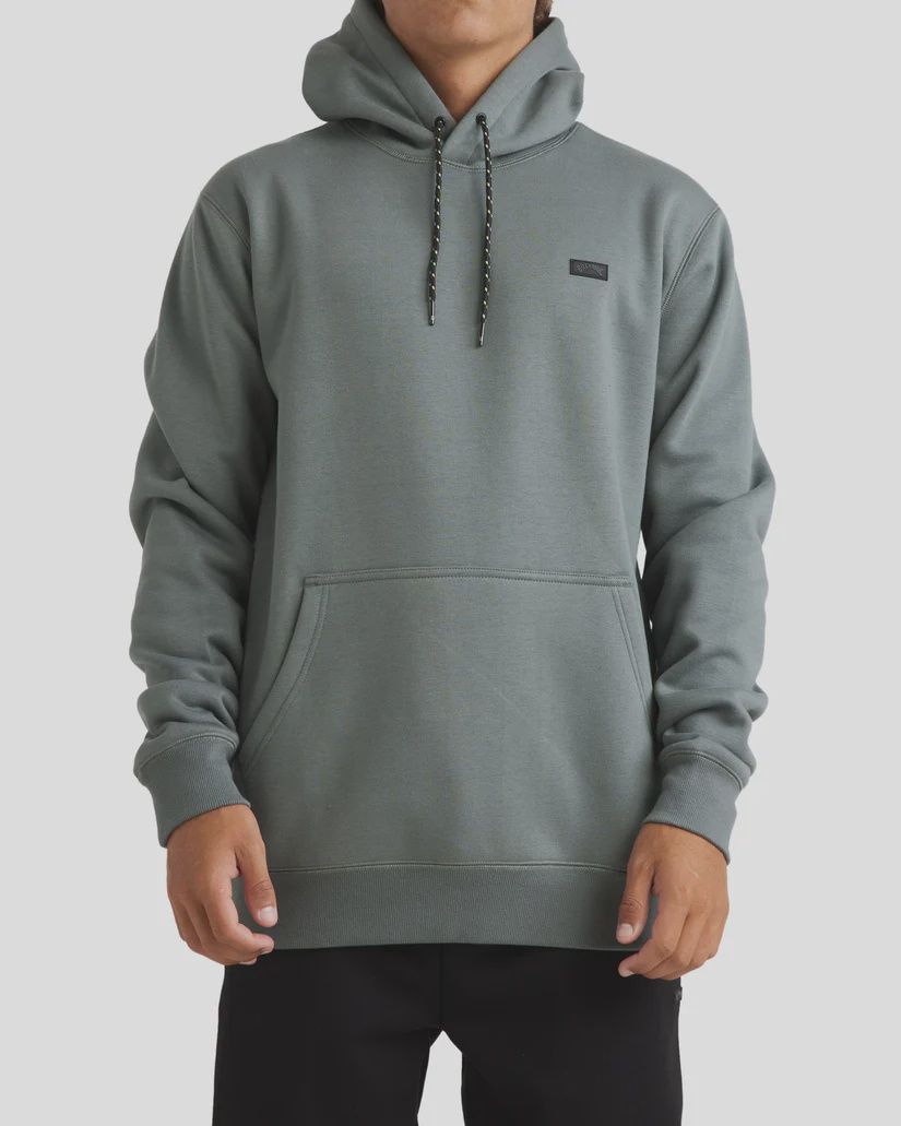 BILLABONG MENS SHORELINE PULLOVER HOOD - DARK SLATE