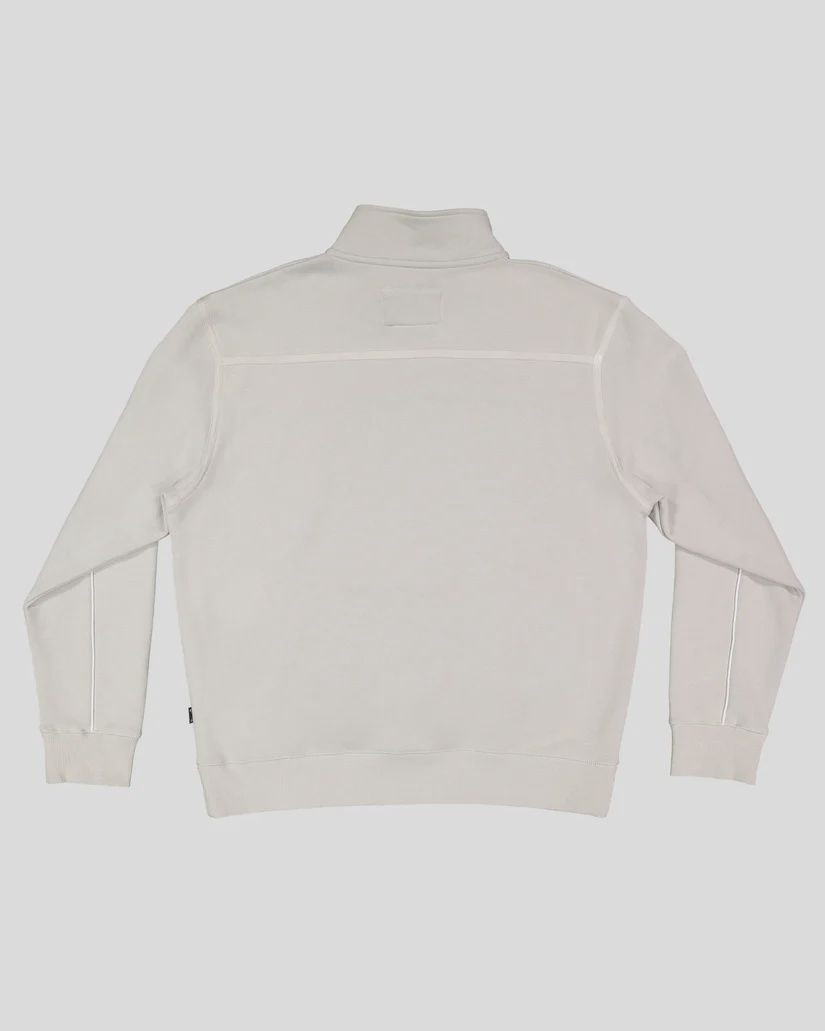 BILLABONG MENS BRACKET 1/4 ZIP FLEECE - SILVER