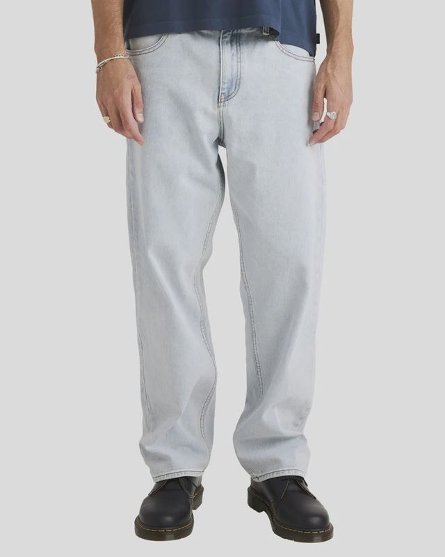 RVCA MENS SKATE DENIM JEAN - ASH BLUE