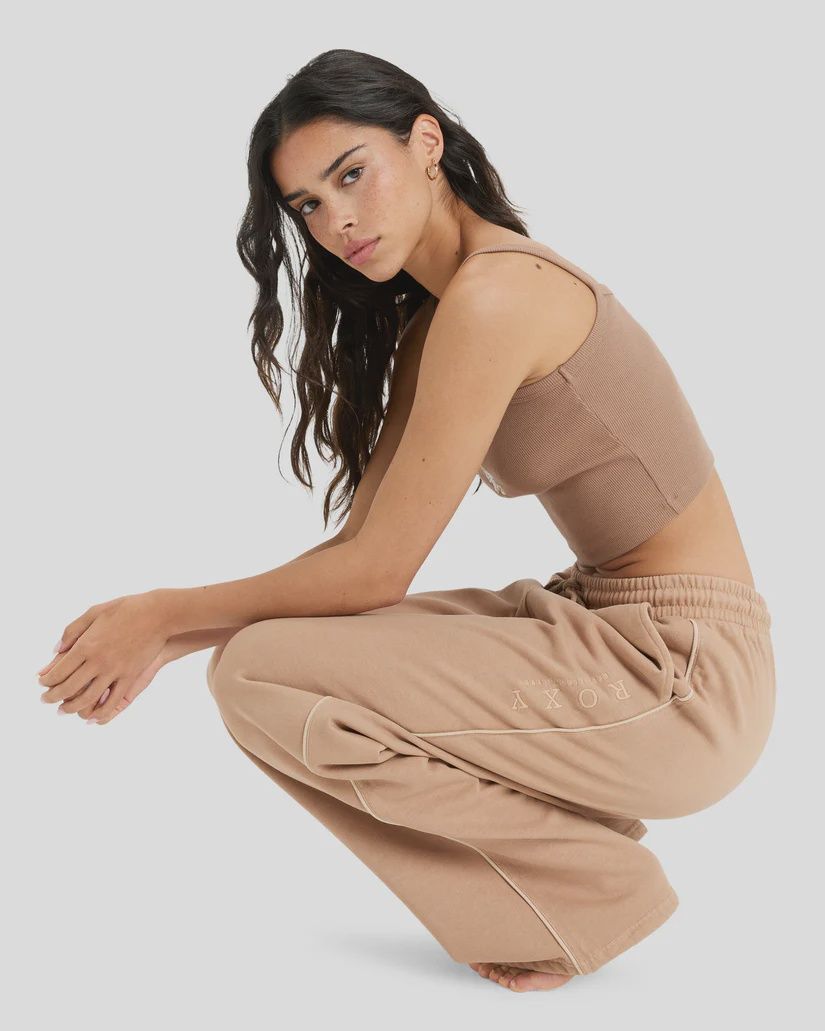 ROXY LADIES OUR TOWN TRACKPANT - PORTABELLA