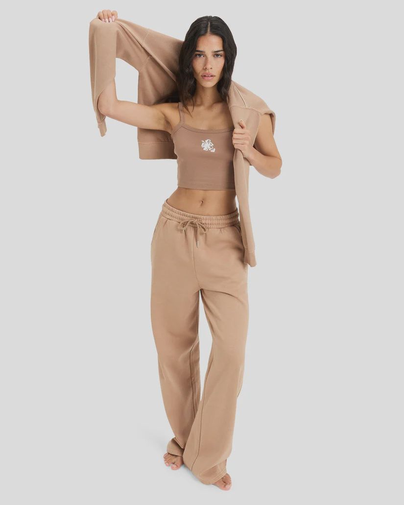 ROXY LADIES OUR TOWN TRACKPANT - PORTABELLA