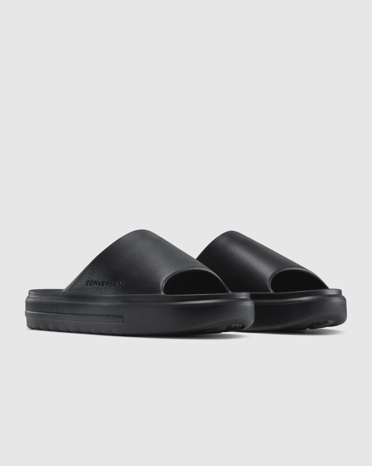 CONVERSE UNISEX ESSENTIAL SLIDE - BLACK