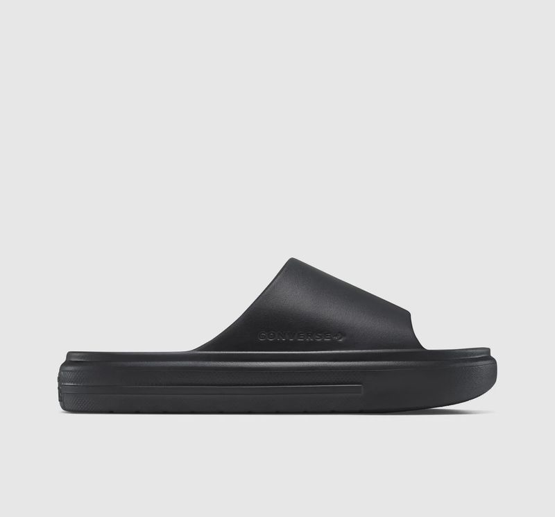 CONVERSE UNISEX ESSENTIAL SLIDE - BLACK