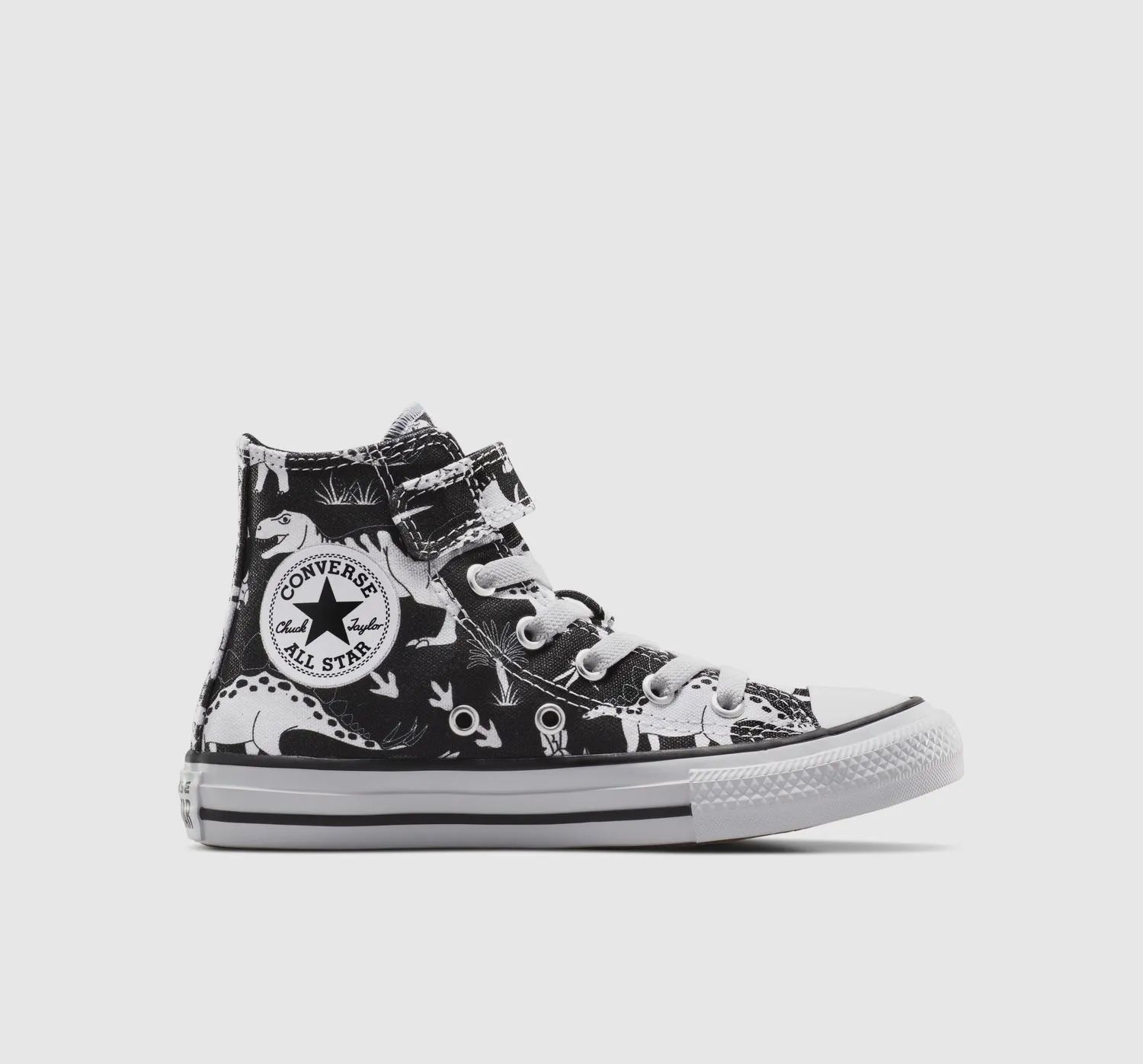CONVERSE KIDS CT DINOCONS 1V HI - BLACK/WHITE/BLACK