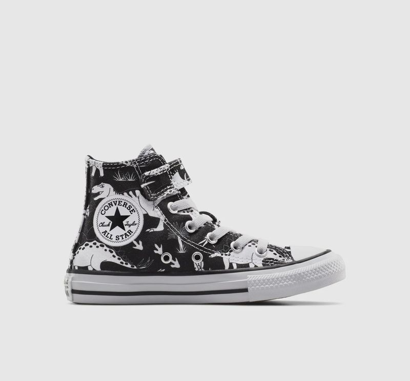CONVERSE KIDS CT DINOCONS 1V HI - BLACK/WHITE/BLACK