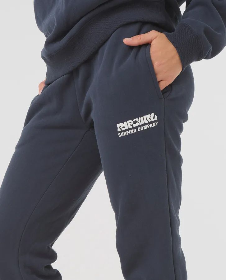 RIP CURL LADIES SURF PUFF TRACK PANT - NAVY