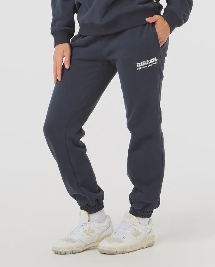 RIP CURL LADIES SURF PUFF TRACK PANT - NAVY