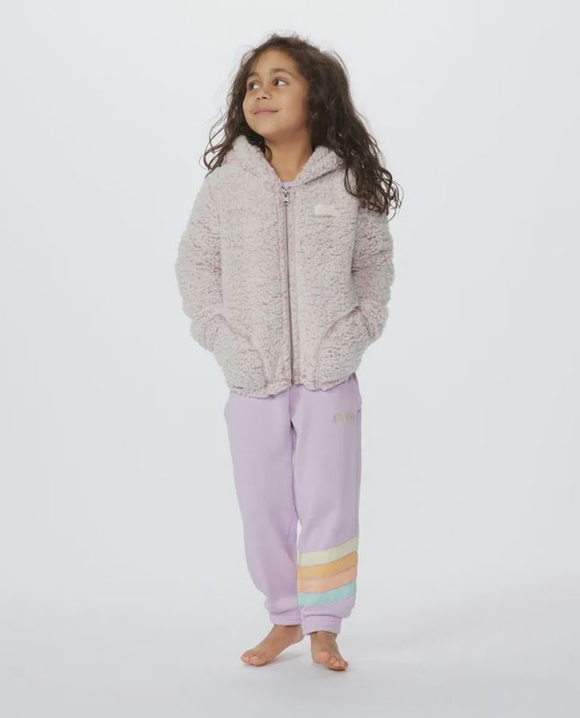 RIP CURL TODDLER GIRLS DARK N STORMY FLEECE - PINK