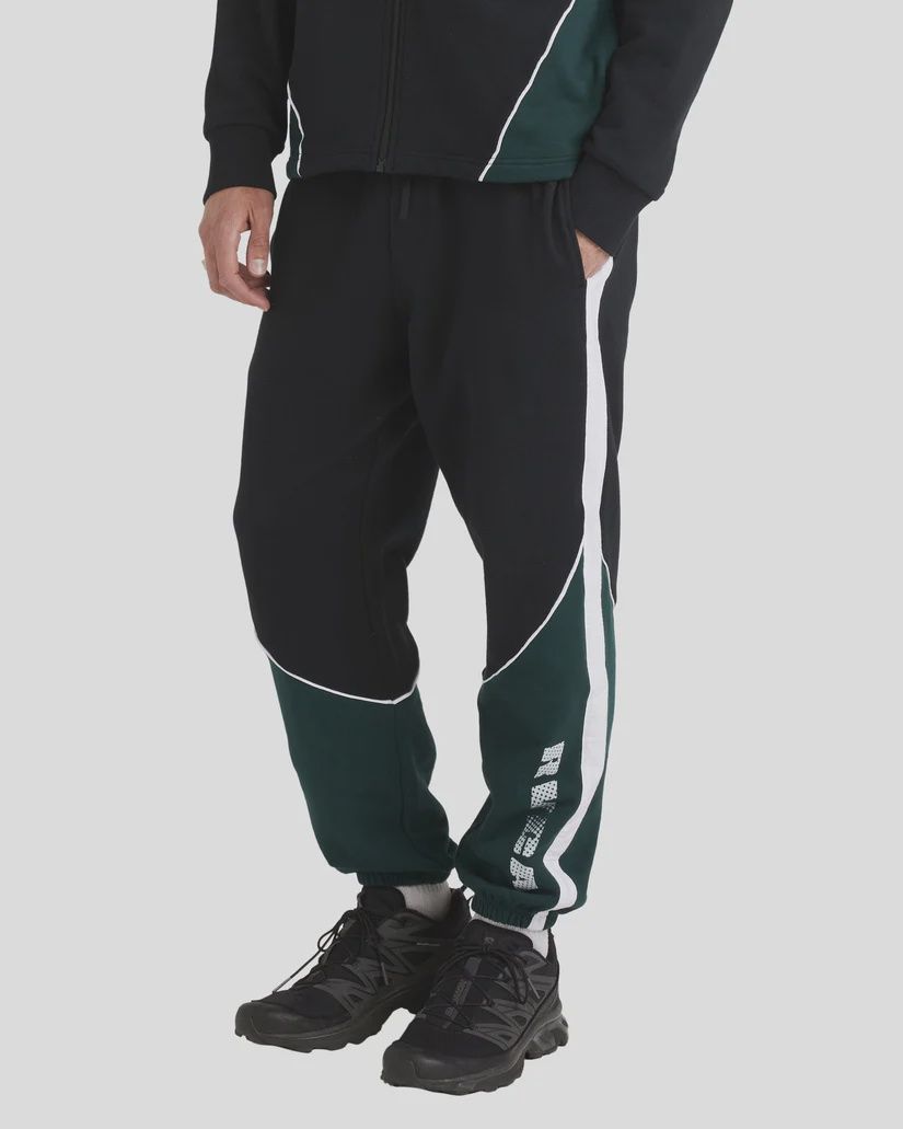 RVCA MENS PANELLED JOGGER - BLACK