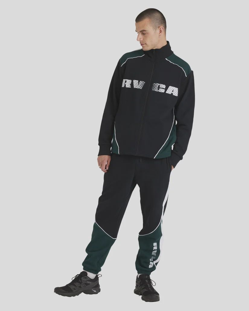 RVCA MENS PANELLED JOGGER - BLACK