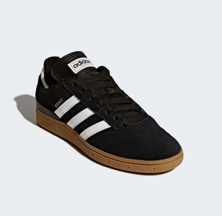 ADIDAS MENS BUSENITZ SHOE - BLACK/WHITE/GUM