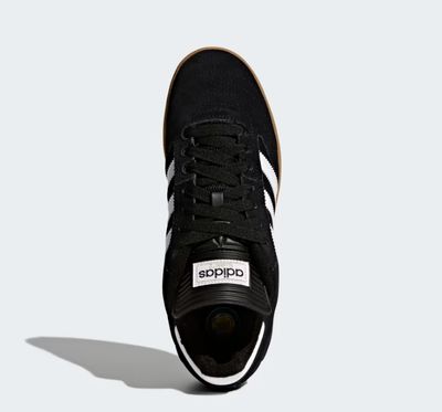 ADIDAS MENS BUSENITZ SHOE - BLACK/WHITE/GUM