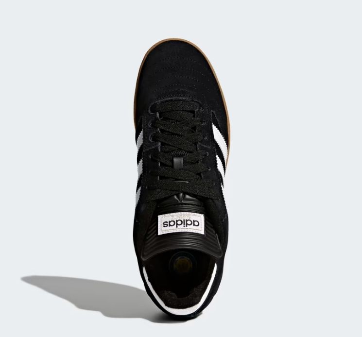 ADIDAS MENS BUSENITZ SHOE - BLACK/WHITE/GUM