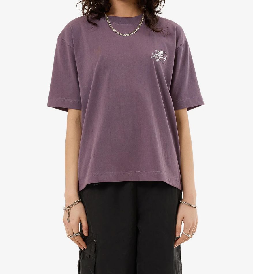 WORSHIP LADIES CHERUB SS TEE - PURPLE REIGN