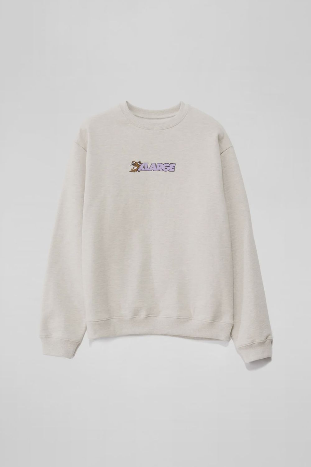 XLARGE MENS RAT CREW - SNOW MARLE