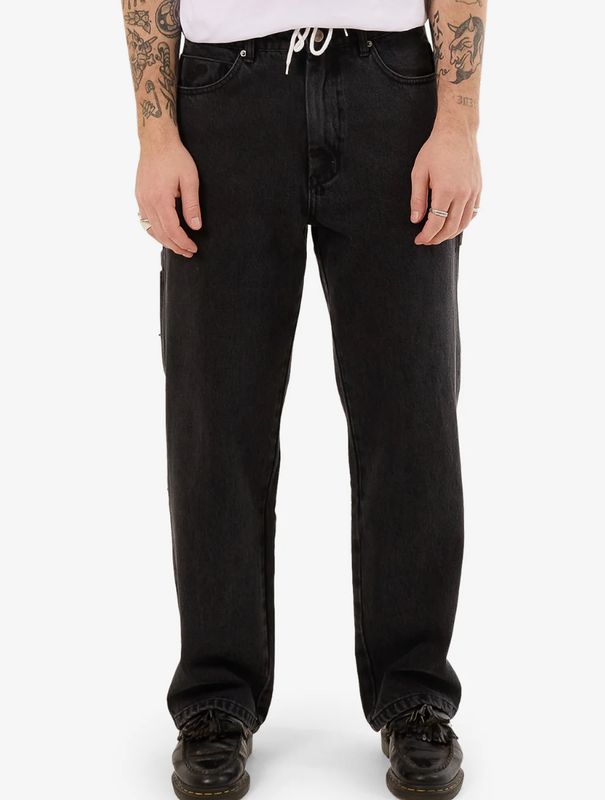 WORSHIP MENS NUCLEAR CARPENTER JEAN - USED BLACK