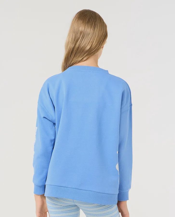RIP CURL TEEN GIRLS BLISS CREW - BLUE