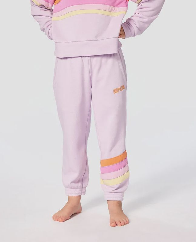 RIPCURL TODDLER GIRLS SURF REVIVAL TRACK PANT - LIGHT PURPLE