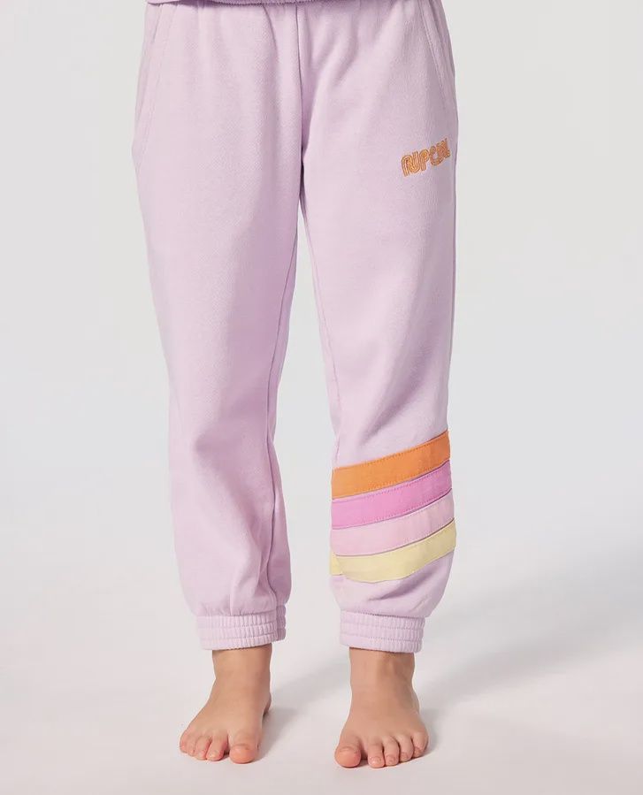 RIPCURL TODDLER GIRLS SURF REVIVAL TRACK PANT - LIGHT PURPLE