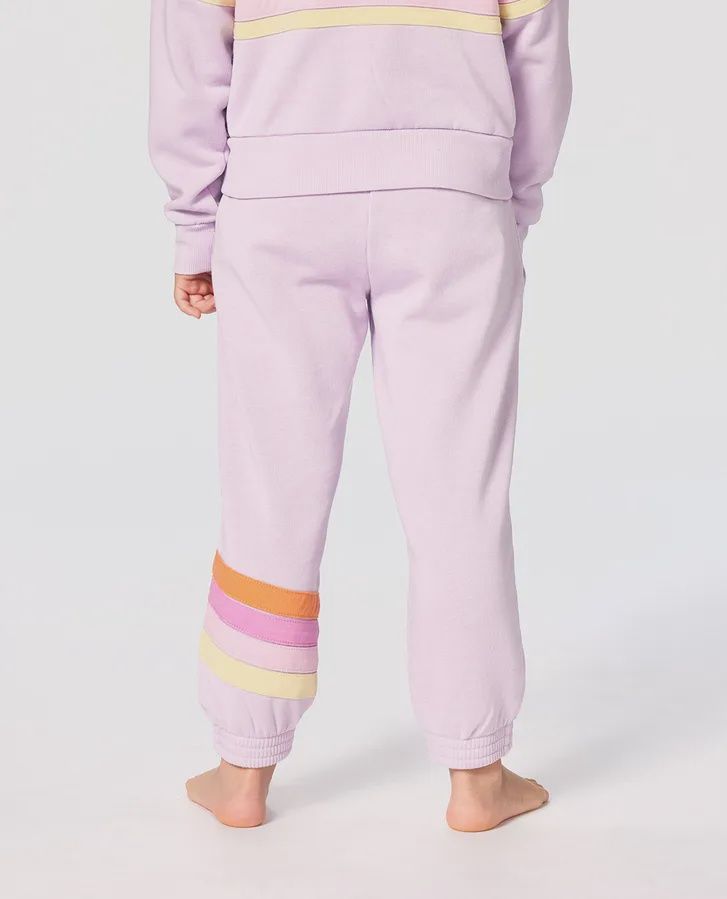 RIPCURL TODDLER GIRLS SURF REVIVAL TRACK PANT - LIGHT PURPLE