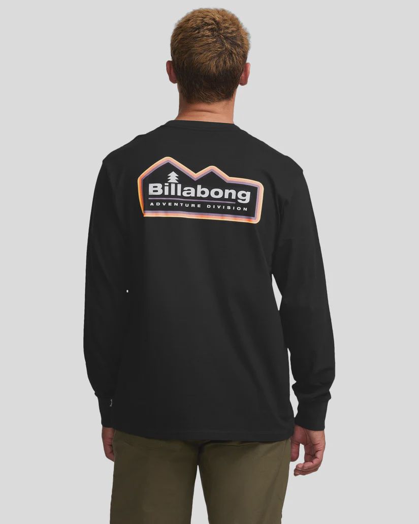 BILLABONG MENS RANGE ADIV L/S TEE - BLACK