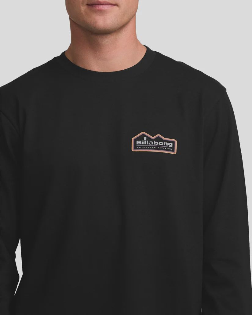 BILLABONG MENS RANGE ADIV L/S TEE - BLACK