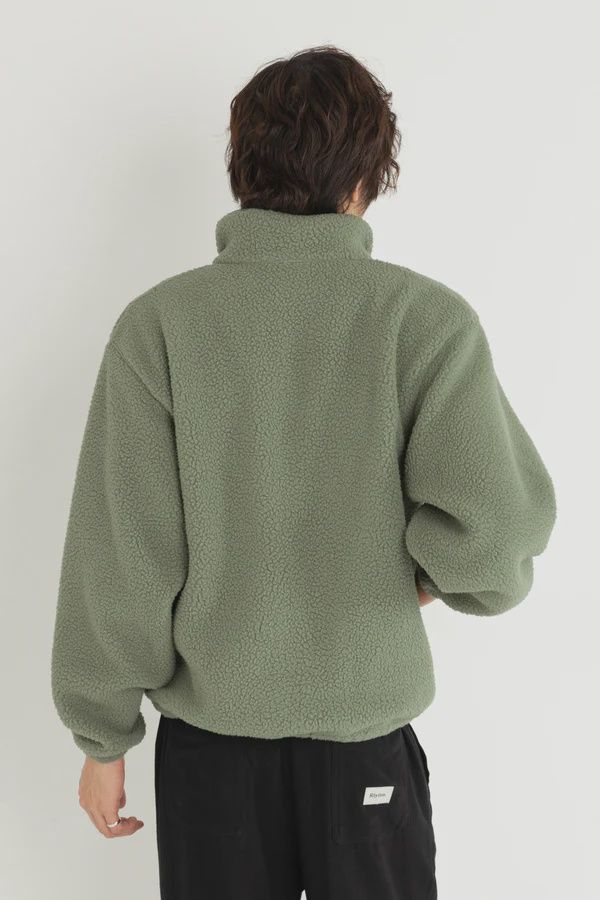 RHYTHM MENS ZEPHYR SHERPA ZIP THRU - MOSS