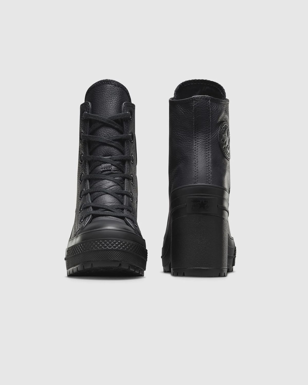 CONVERSE LADIES CT 70 DE LUXE HEEL HI - BLACK/BLACK/BLACK