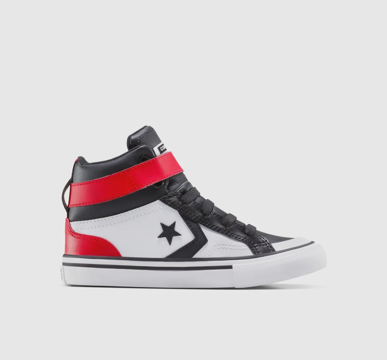 CONVERSE JUNIOR PRO BLAZE STRAP HIGH TOP- RED/WHITE/BLACK
