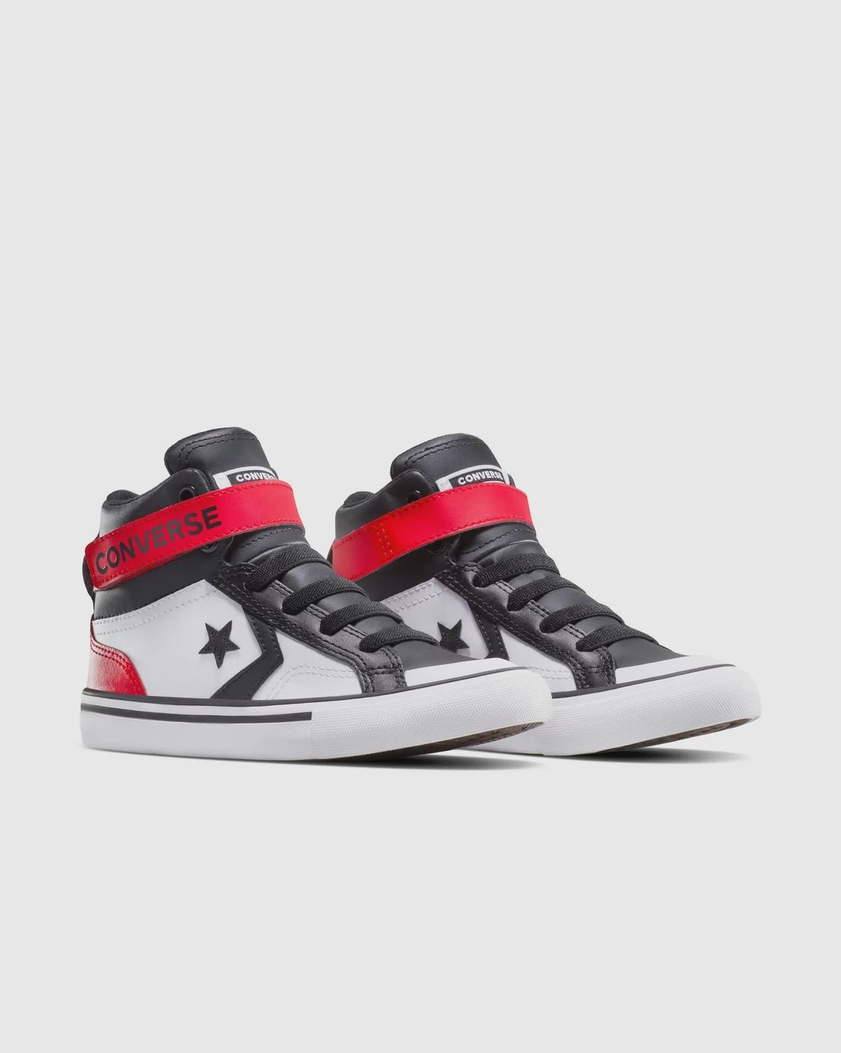 CONVERSE JUNIOR PRO BLAZE STRAP HIGH TOP- RED/WHITE/BLACK