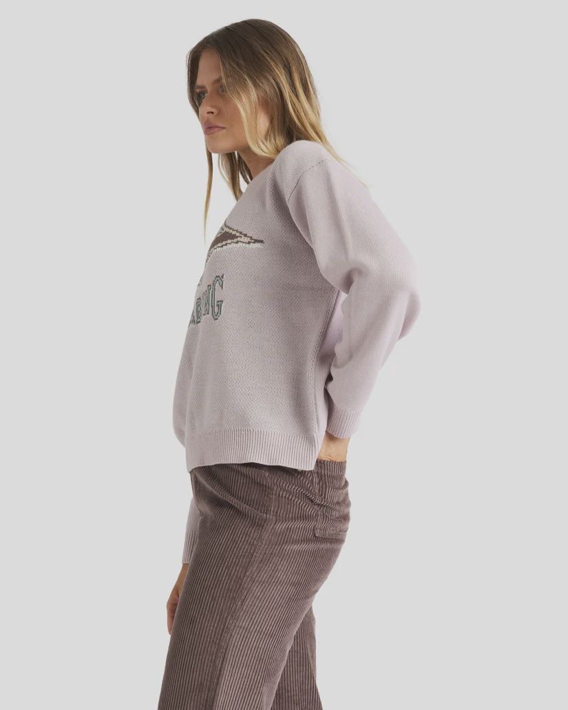 BILLABONG WOMENS THE ORIGINAL VIBES SWEATER - HAZE