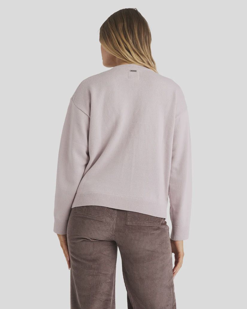 BILLABONG WOMENS THE ORIGINAL VIBES SWEATER - HAZE