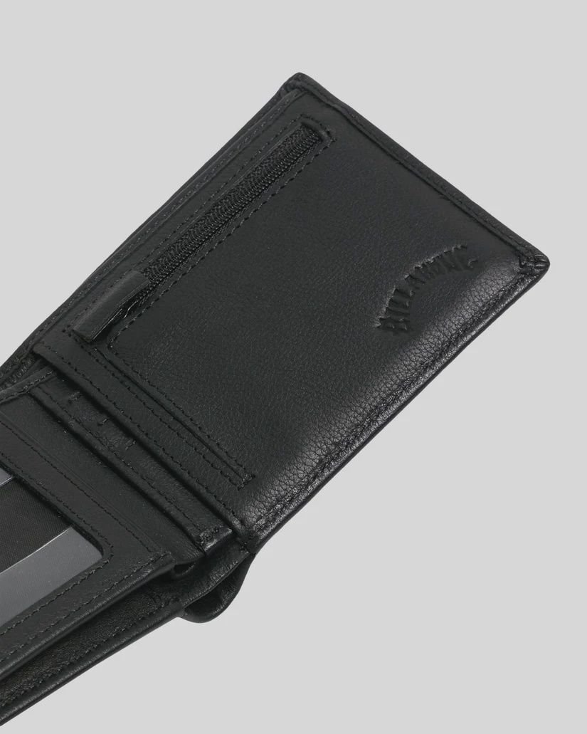 BILLABONG MENS SCOPE 2 IN 1 WALLET - BLACK