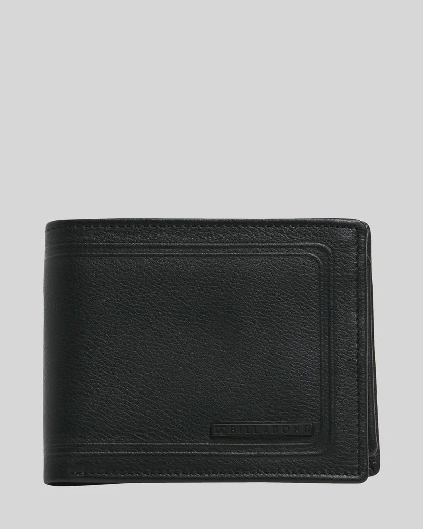 BILLABONG MENS SCOPE 2 IN 1 WALLET - BLACK