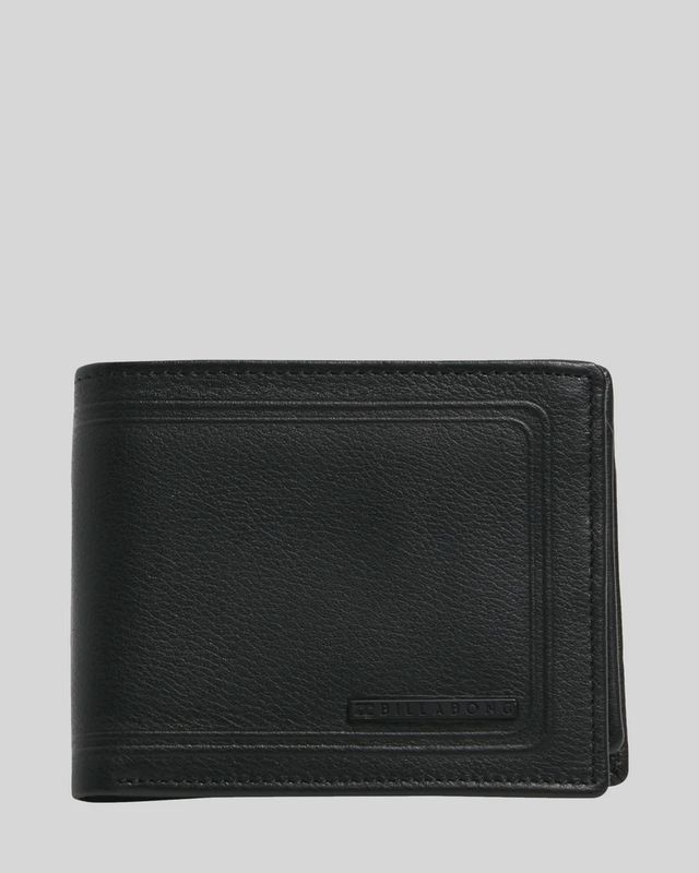 BILLABONG MENS SCOPE 2 IN 1 WALLET - BLACK