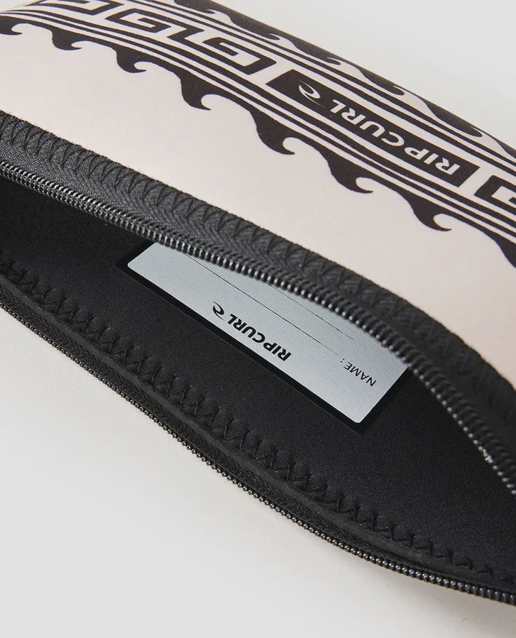 RIPCURL SMALL PENCIL CASE VARIETY- BLACK/OATMEAL
