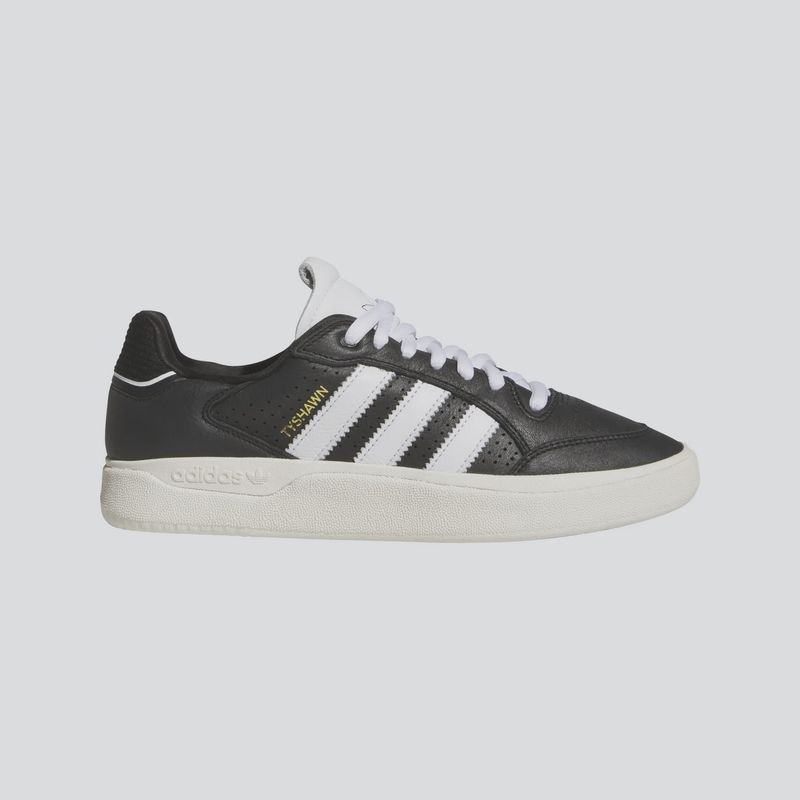 ADIDAS MENS TYSHAWN LOW- CBLACK/FTWWHT/CWHITE
