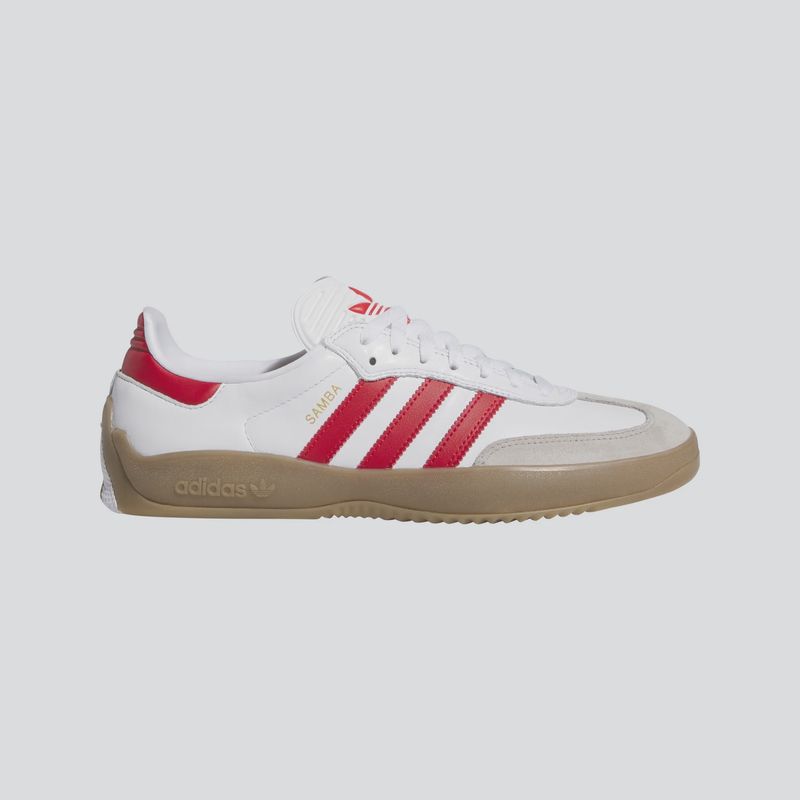 ADIDAS MENS PUIG SAMBA - CLOUD WHITE/BETTER SCARLET/GUM4
