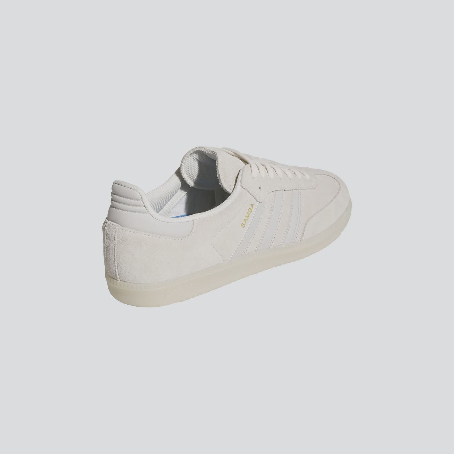 ADIDAS UNISEX SAMBA ADV SHOE -  CRYSTAL WHITE/GREY ONE/CARBON