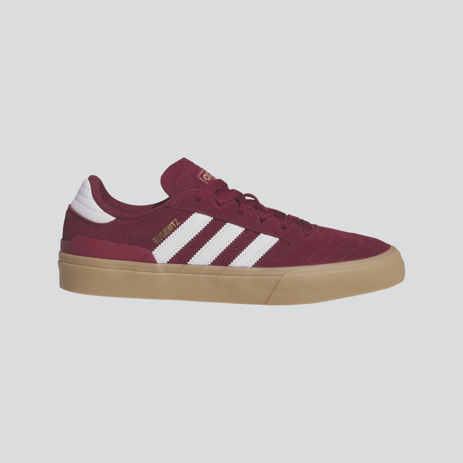 ADIDAS MENS BUSENITZ VULC II SHOE - SUPCOL/FTWWHT/GOLDMT