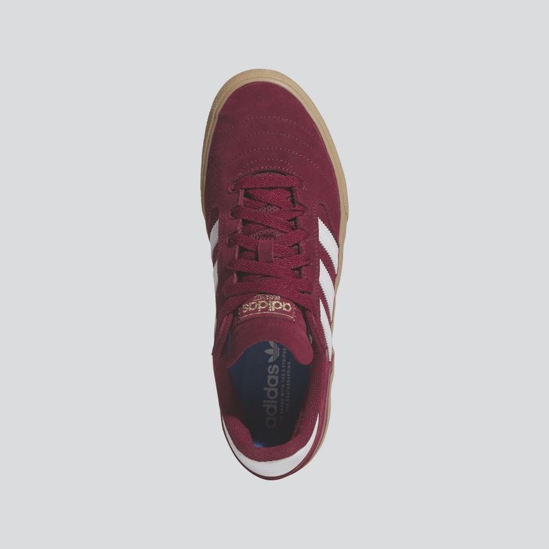 ADIDAS MENS BUSENITZ VULC II SHOE - SUPCOL/FTWWHT/GOLDMT