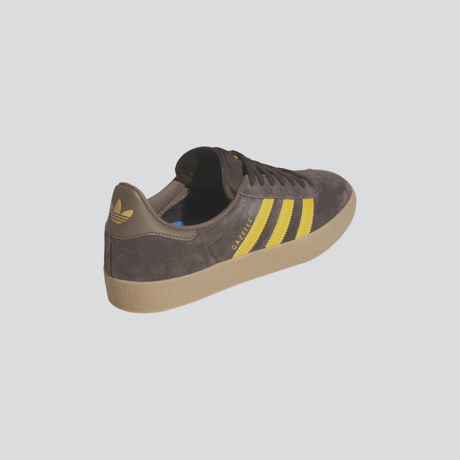 ADIDAS UNISEX GAZELLE ADV  SHOE -  DARK BROWN/YELLOW/EARTH