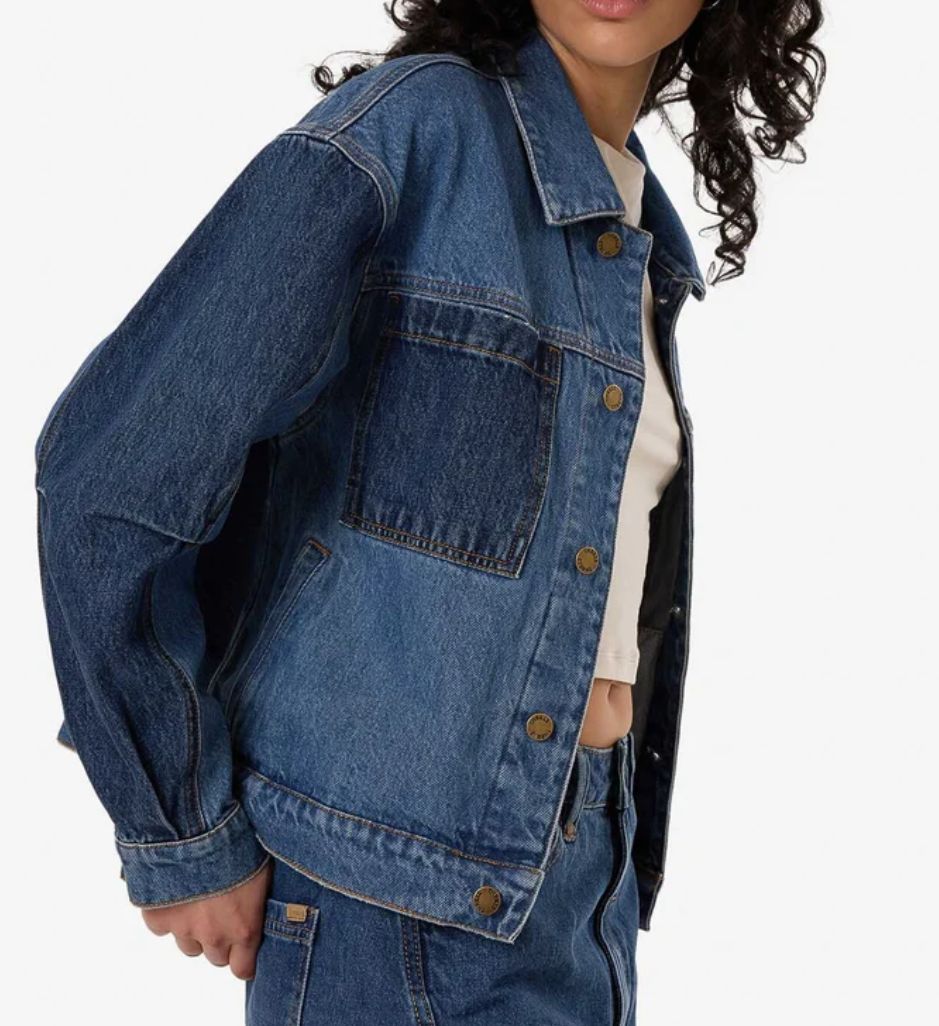THRILLS WOMENS BAILEY JACKET - TWO TONE BLUE