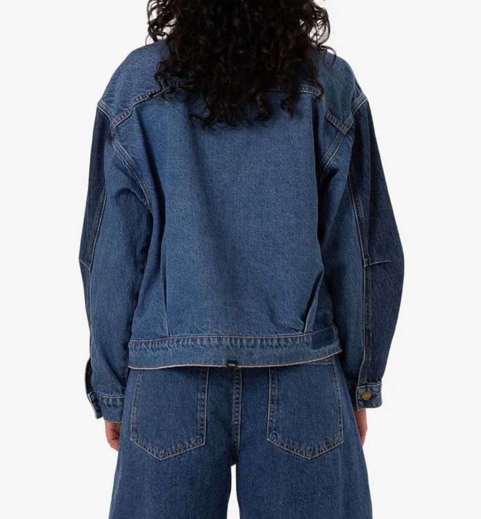 THRILLS WOMENS BAILEY JACKET - TWO TONE BLUE