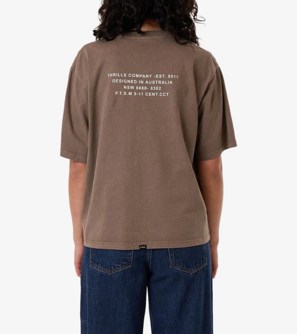 THRILLS LADIES NEW ISSUE SQUARE SS TEE - FUNGI