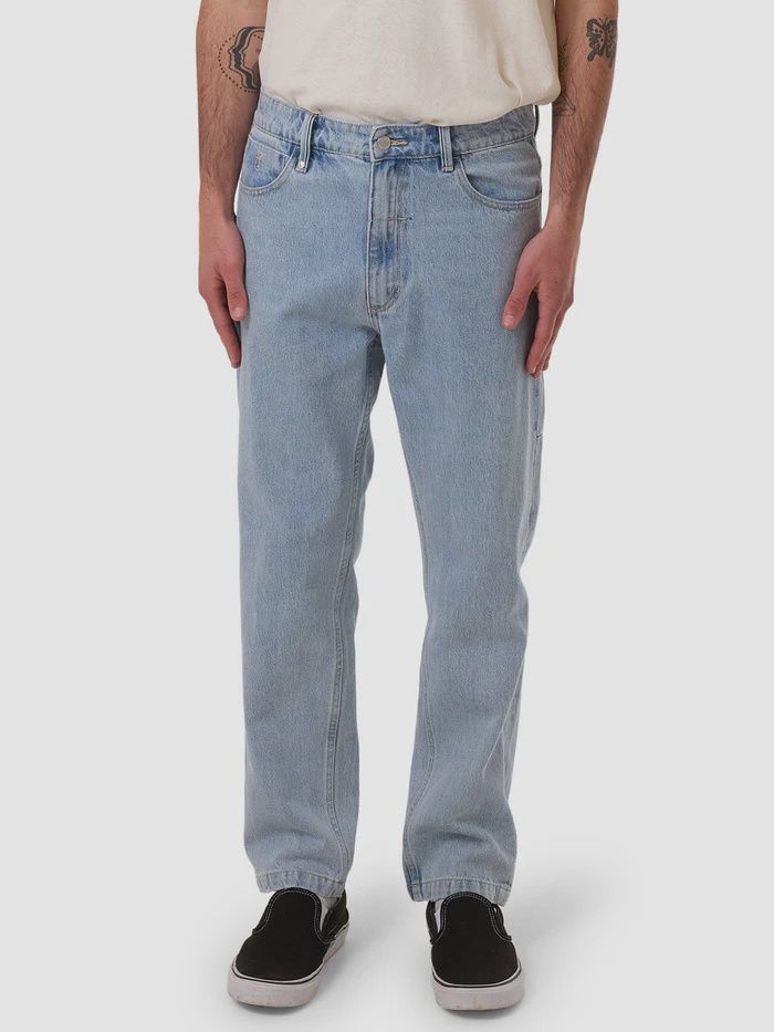 THRILLS MENS UNCHOPPED DENIM JEAN - AGELESS BLUE